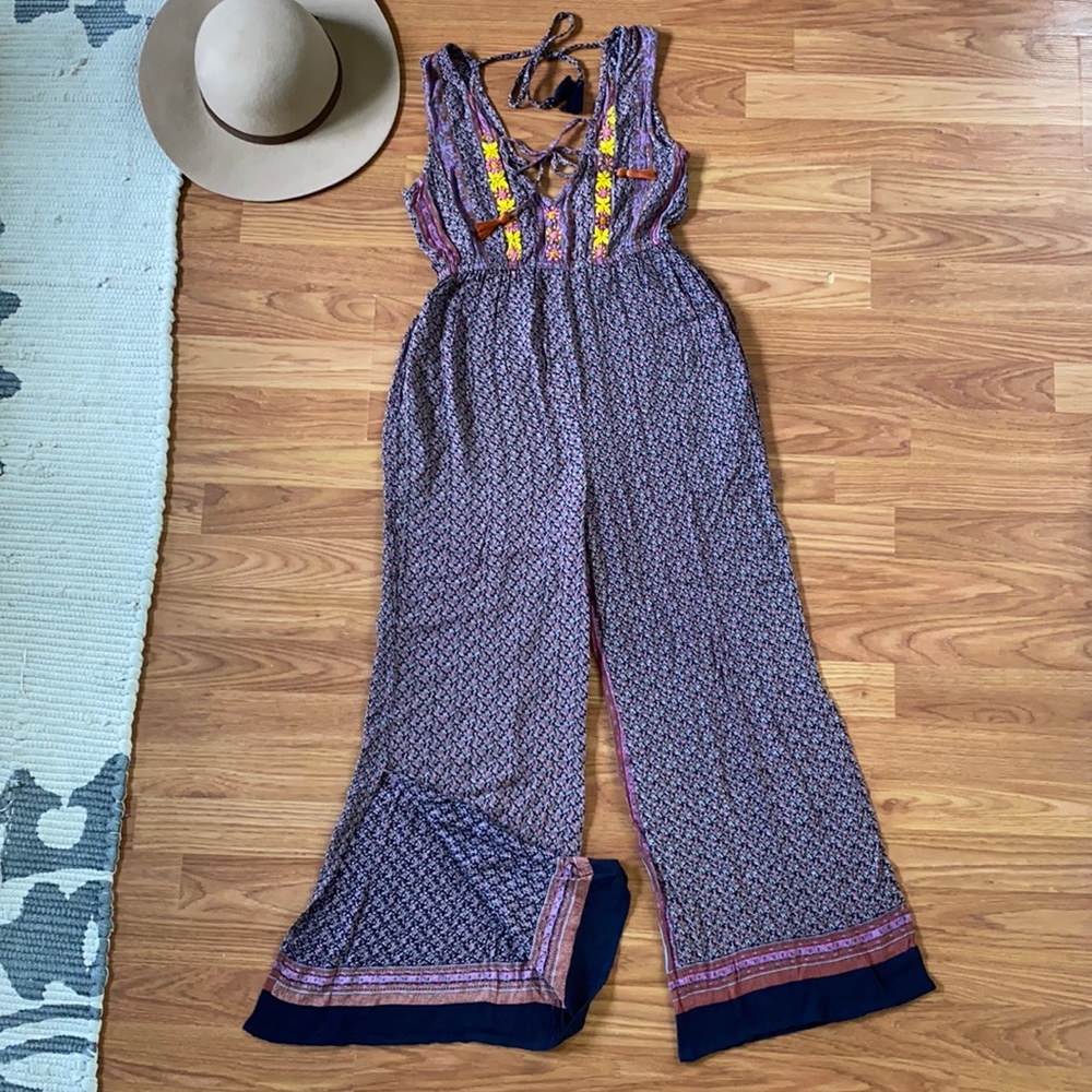 Boho jumpsuit romper size small